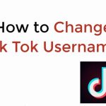 How to change tiktok username