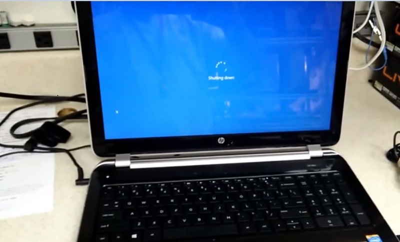 Laptop suddenly shuts off